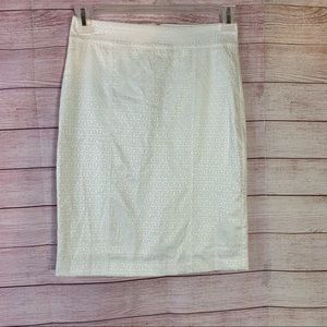 Monocracy Off White A Line‎ Skirt Medium